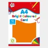 Discount A4 12 Sheets of Bright Cards Arts & Crafts