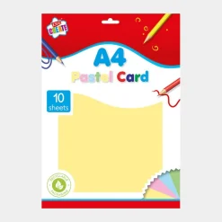 Clearance A4 10 Sheets of Pastel Cards Arts & Crafts