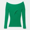 Sale Another Sunday Wrap Over Bardot Knitted Top Women Tops