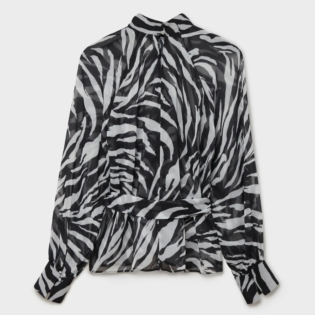 Outlet Another Sunday Knot Front Zebra Blouse Women Shirts & Blouses