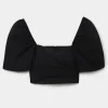 Discount Another Sunday Puff Sleeve Corset Top Women Tops