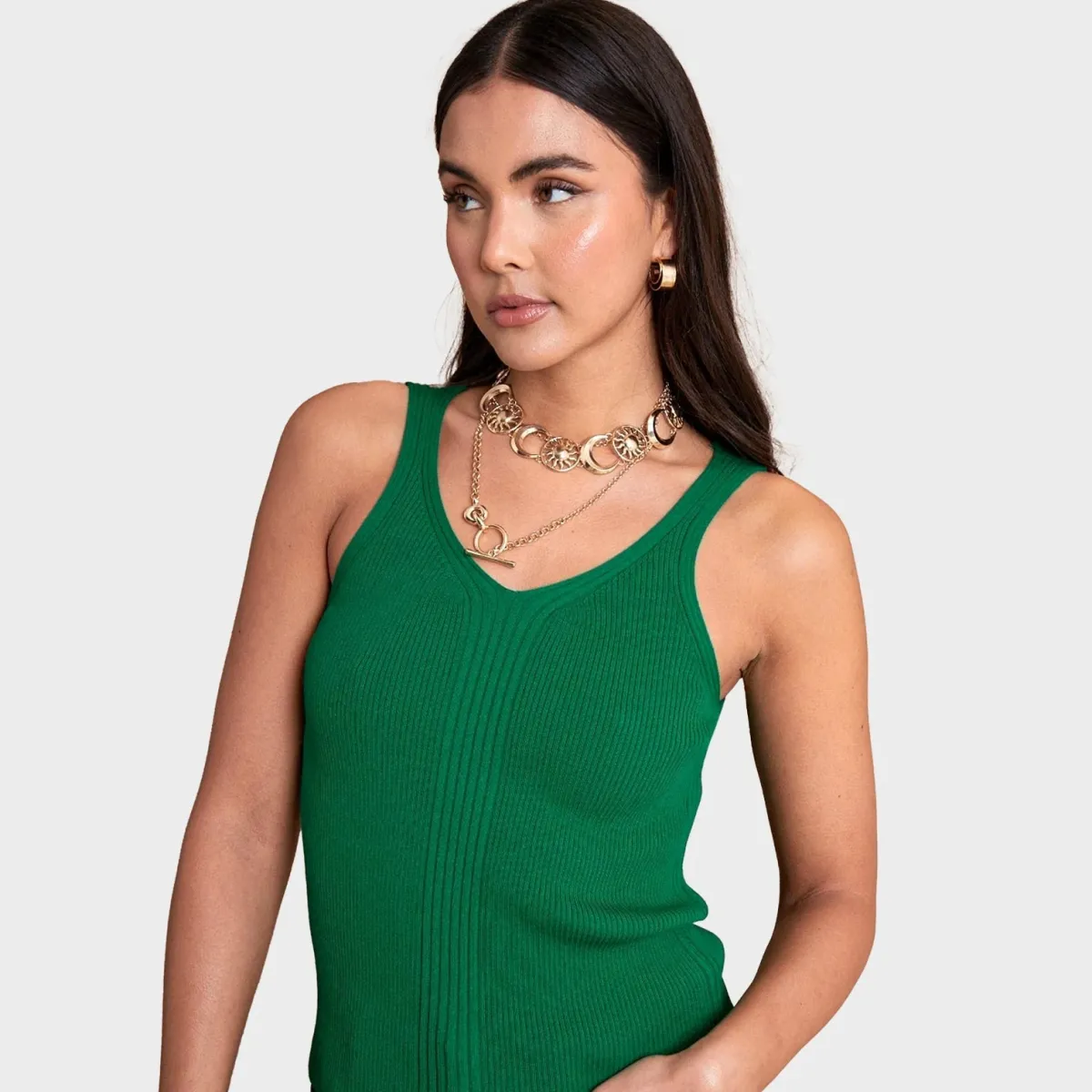 Sale Another Sunday Rib Knit Vest Women Vests