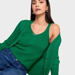 Sale Another Sunday Rib Knit Vest Women Vests