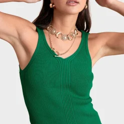 Sale Another Sunday Rib Knit Vest Women Vests