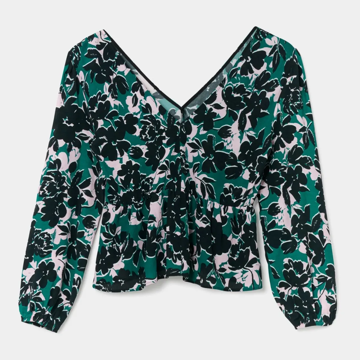 Sale Another Sunday V Neck Floral Blouse Women Shirts & Blouses