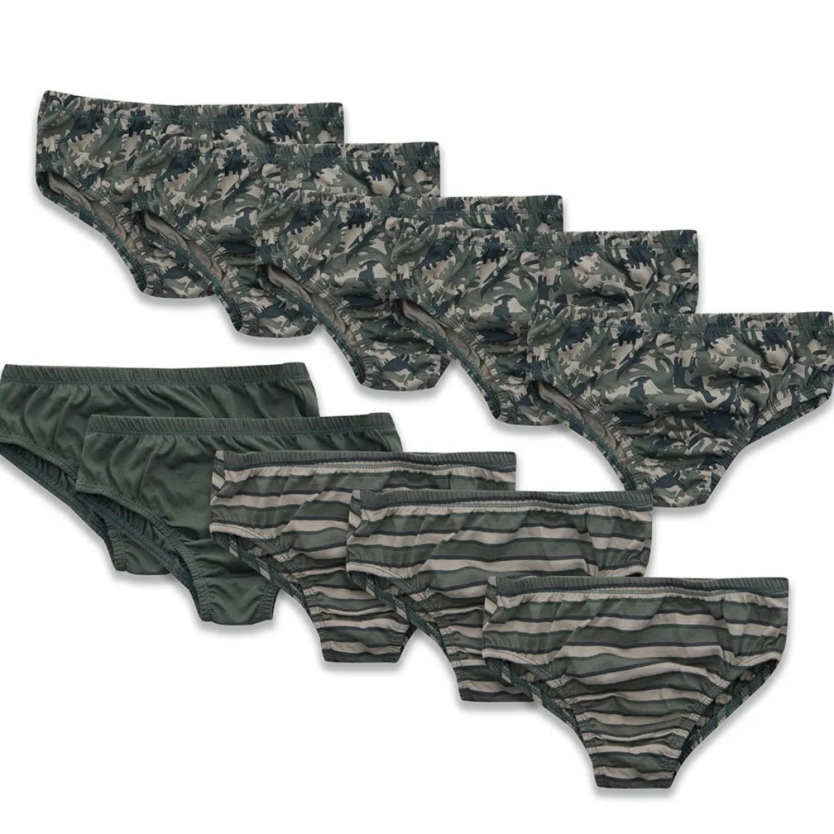 Sale Boys 10 Pack Camo Briefs Kids Underwear