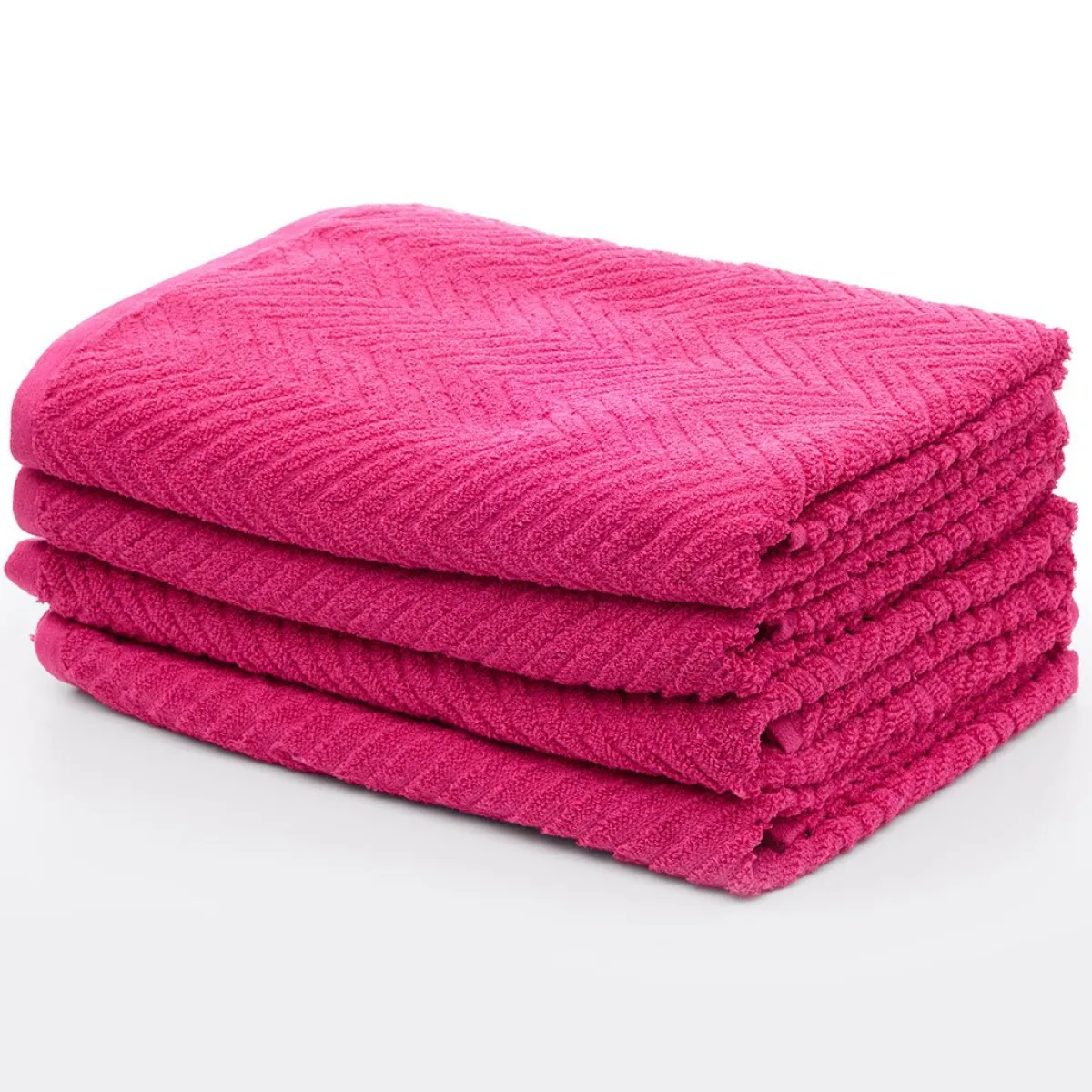 Hot 100% Cotton Pink Zig Zag Sheets Towels