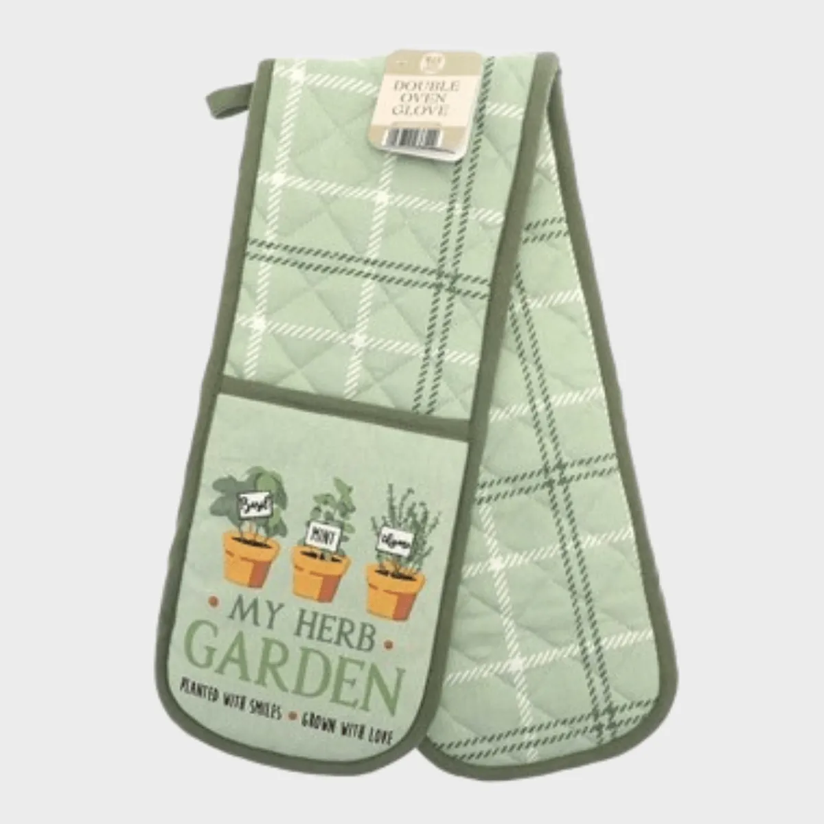 Clearance Double Oven Glove Herb Garden Oven Mitts