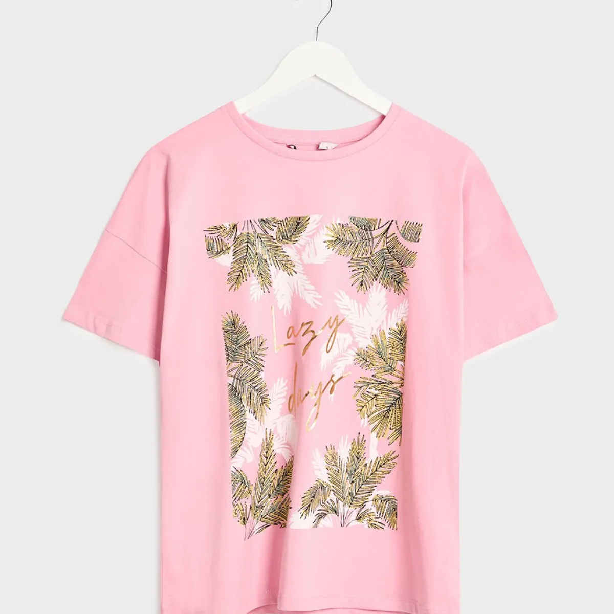 Online Ex Store Ladies Lazy Days T-Shirt Women T-Shirts
