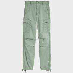 Online Ex Store Ladies Sage Lyocell Rich Cargo Trousers Women Trousers