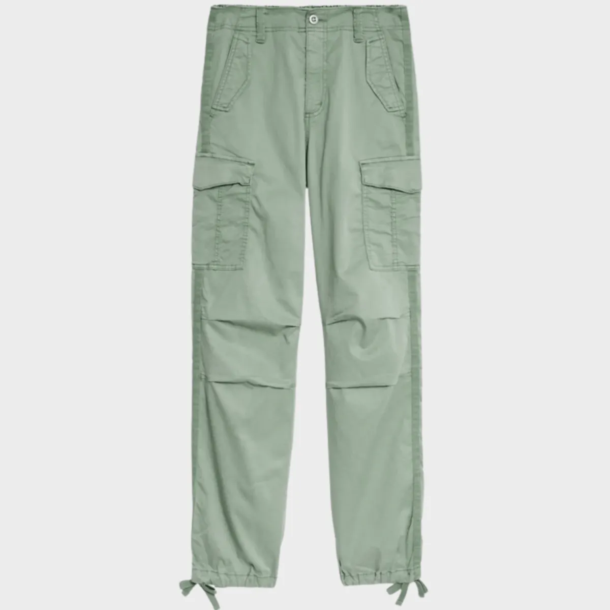Online Ex Store Ladies Sage Lyocell Rich Cargo Trousers Women Trousers