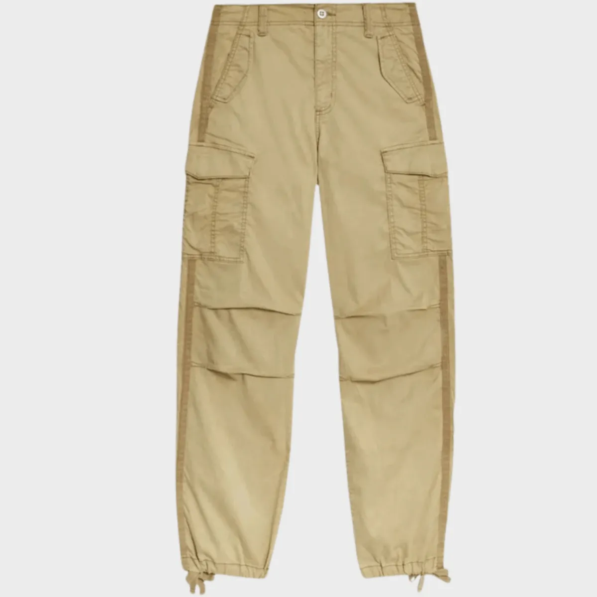 Clearance Ex Store Ladies Stone Lyocell Rich Cargo Trousers Women Trousers