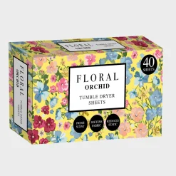 Clearance Floral Orchid Tumble Dryer Sheet Laundry