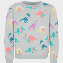 Online Girls Dino Sweater (2-7yrs) Kids Hoodies & Sweatshirts