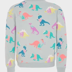 Online Girls Dino Sweater (2-7yrs) Kids Hoodies & Sweatshirts