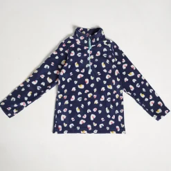 Sale Girls ed Printed Half Fleece Tops Kids Jackets & Coats