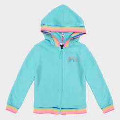 Discount Girls Rainbow trim Hoodie Kids Hoodies & Sweatshirts