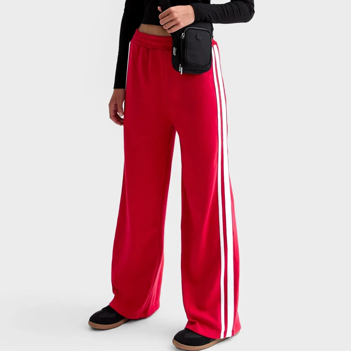 New Girls 2 Stripe Joggers Kids Joggers & Leggings