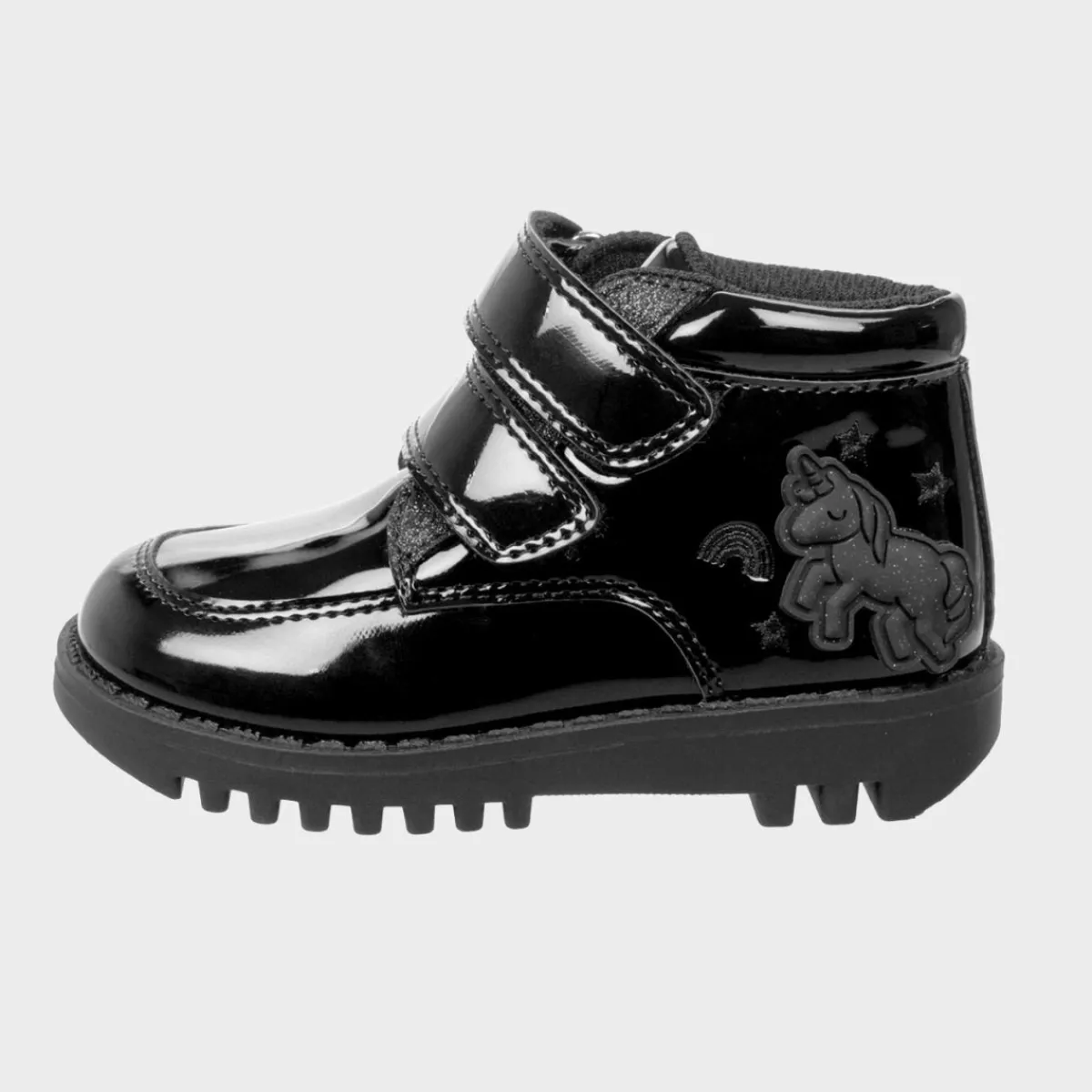 Sale Infant Girls Unicorn Patent Ankle Boot Kids Footwear