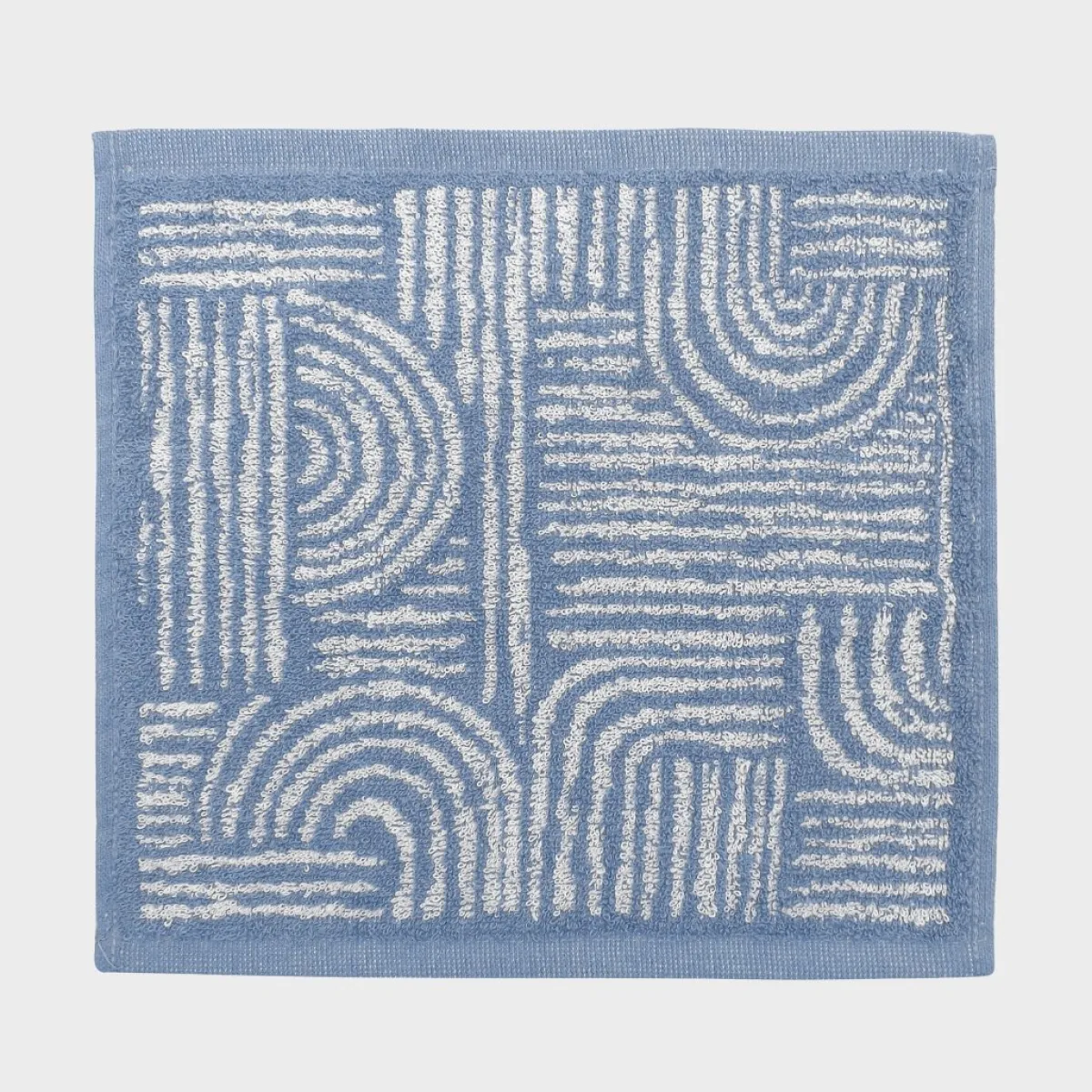 Discount Jacquard Face Cloth Blue Towels