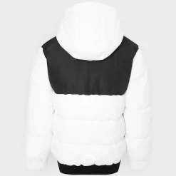Clearance Kids Contrast White Coat Kids Jackets & Coats