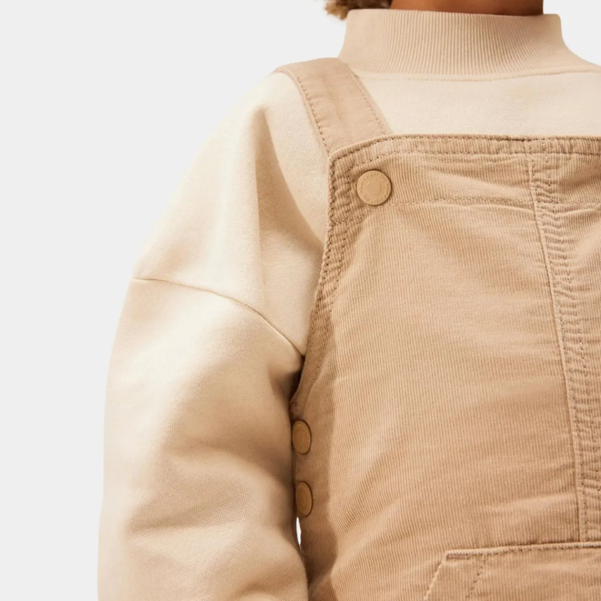Discount Kids Corduroy Top & Dungaree Set Kids Joggers & Leggings | Hoodies & Sweatshirts