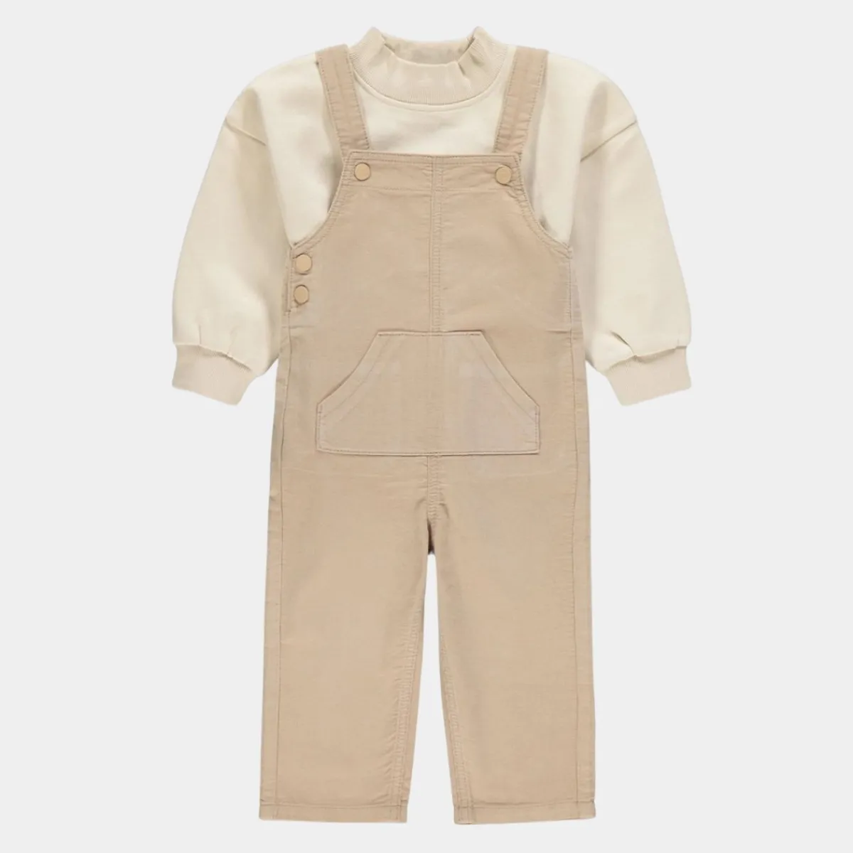 Discount Kids Corduroy Top & Dungaree Set Kids Joggers & Leggings | Hoodies & Sweatshirts
