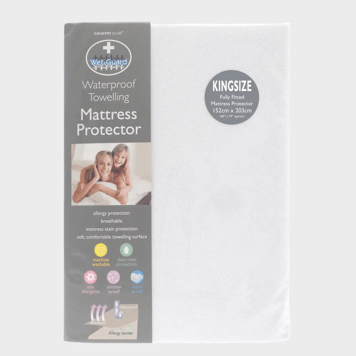 Clearance King Terry Mattress Protector Bed Sheets