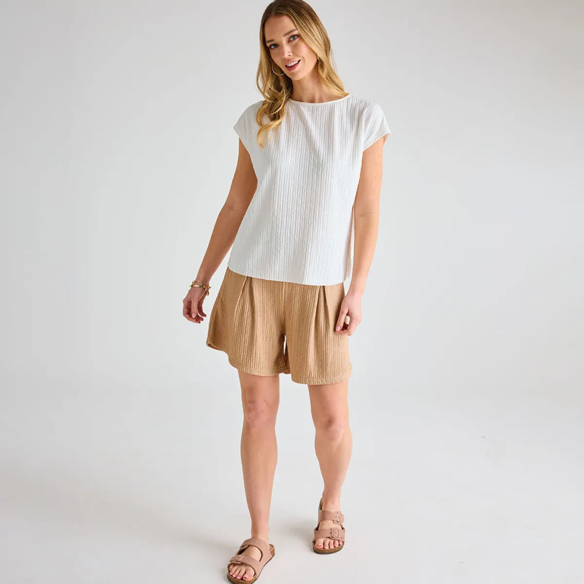 Outlet Ladies Plisse Shorts Women Plissé | Plissé