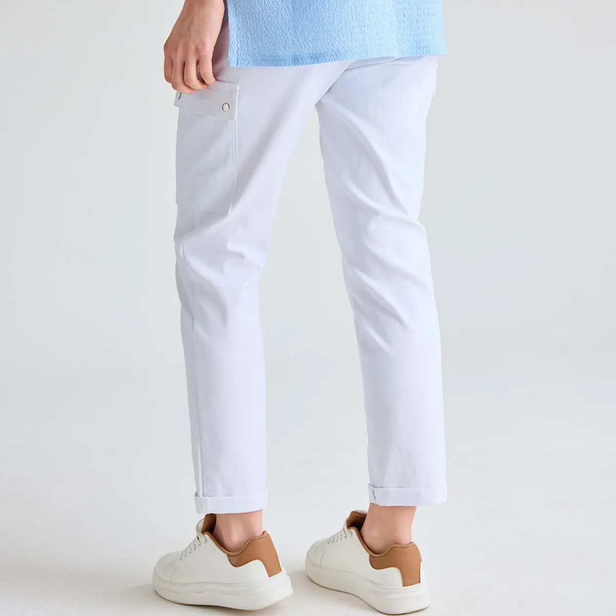 New Ladies Bengaline Combat Trouser Women Trousers | Bengaline