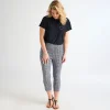 Best Ladies Bengaline Gingham Trousers Women Trousers | Bengaline