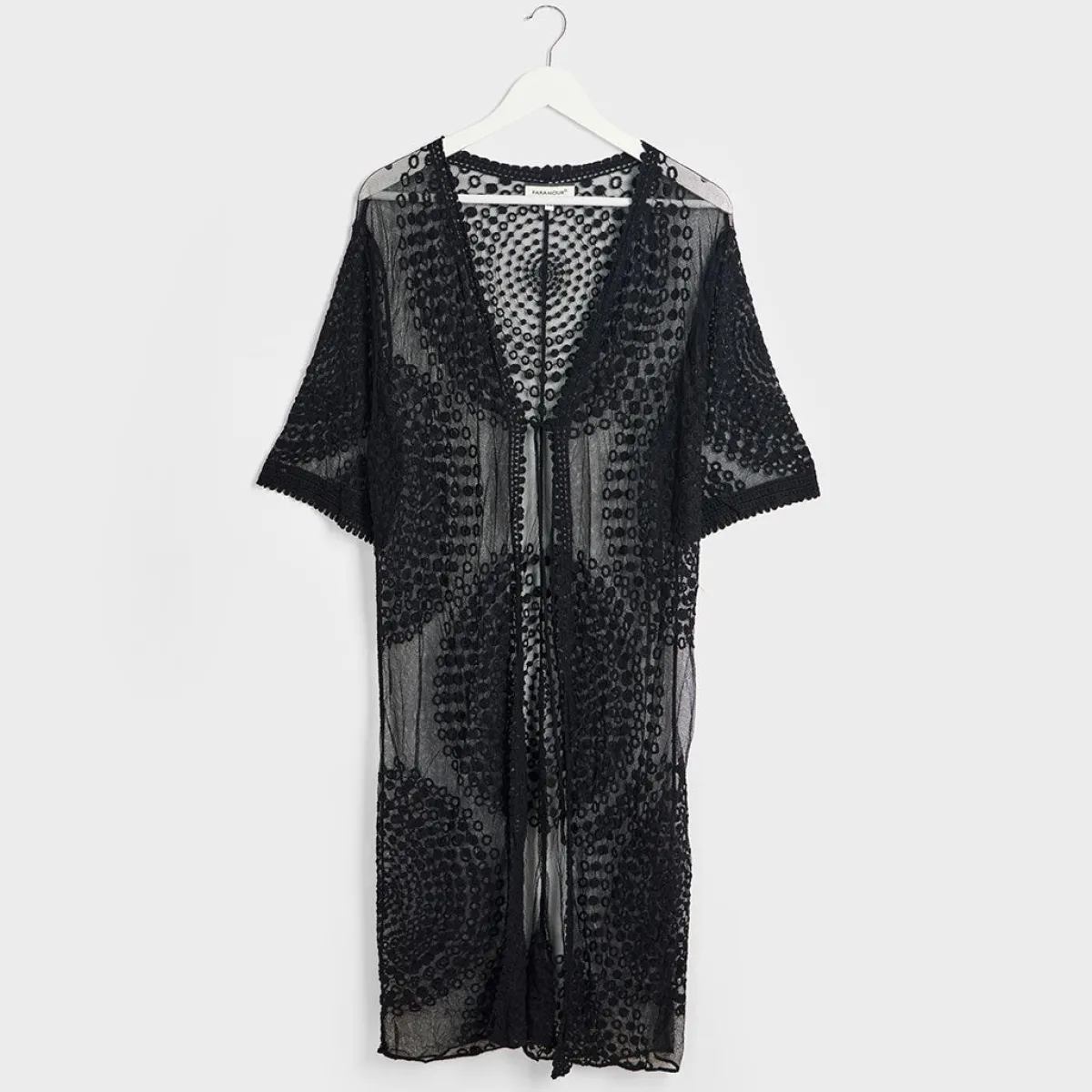 New Ladies Geo Detail Kimono Women Kimono | Shirts & Blouses