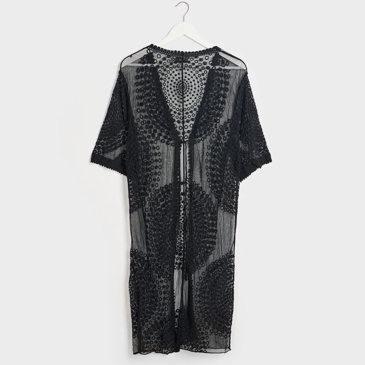 New Ladies Geo Detail Kimono Women Kimono | Shirts & Blouses