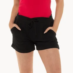 Fashion Ladies Linen Mix Shorts Women Linen | Shorts