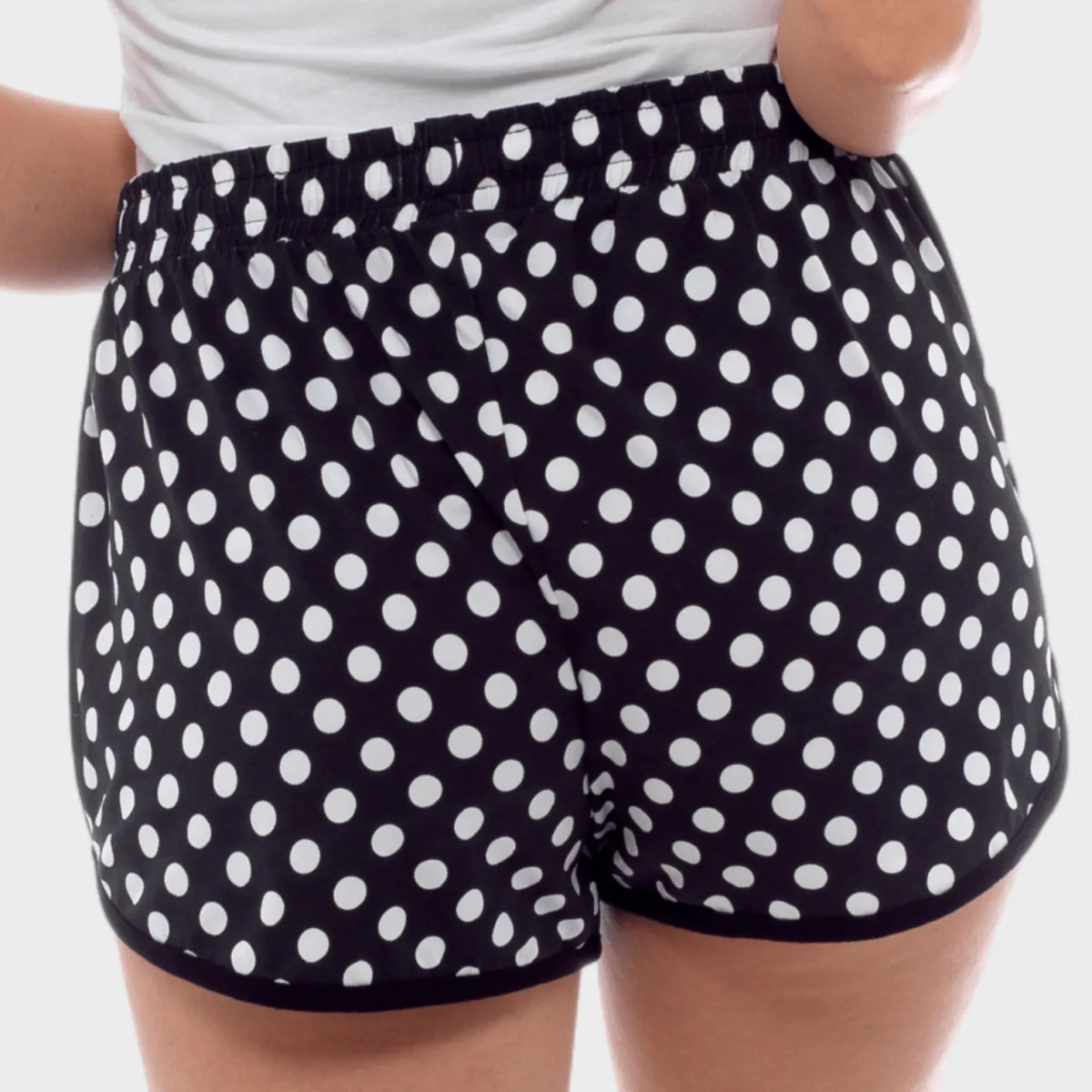 Outlet Ladies Spotted Jersey Shorts Women Shorts