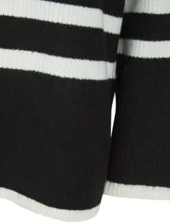 New Ladies Stripe Roll Neck Jumper Women Hoodies & Sweatshirts