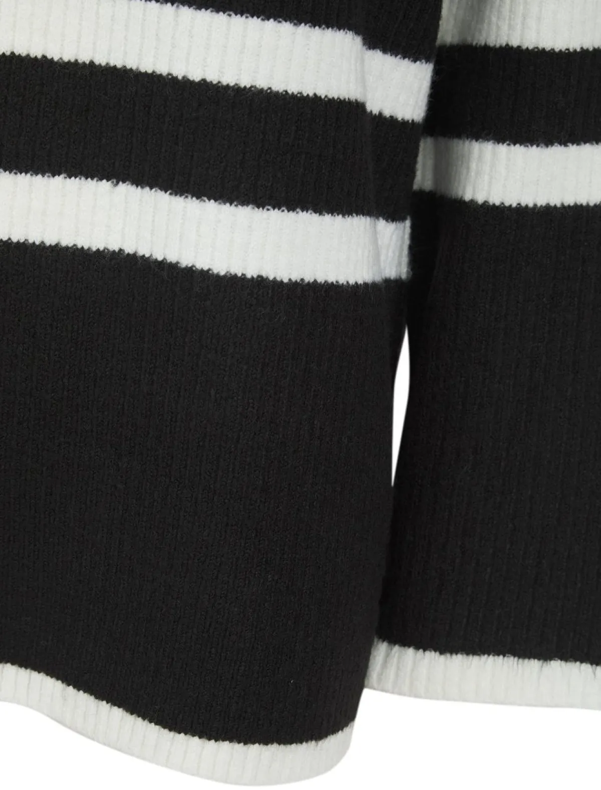 New Ladies Stripe Roll Neck Jumper Women Hoodies & Sweatshirts
