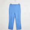 Fashion Ladies Blue Bengaline Trousers Women Trousers | Bengaline