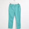 Fashion Ladies Blue Colour Crop Jean Women Jeans