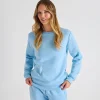 Outlet Ladies Blue Sweatshirt Women Leisurewear | Hoodies & Sweatshirts
