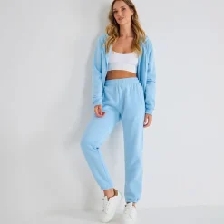 Outlet Ladies Blue Zip Pocket Jogger Women Joggers & Leggings | Leisurewear