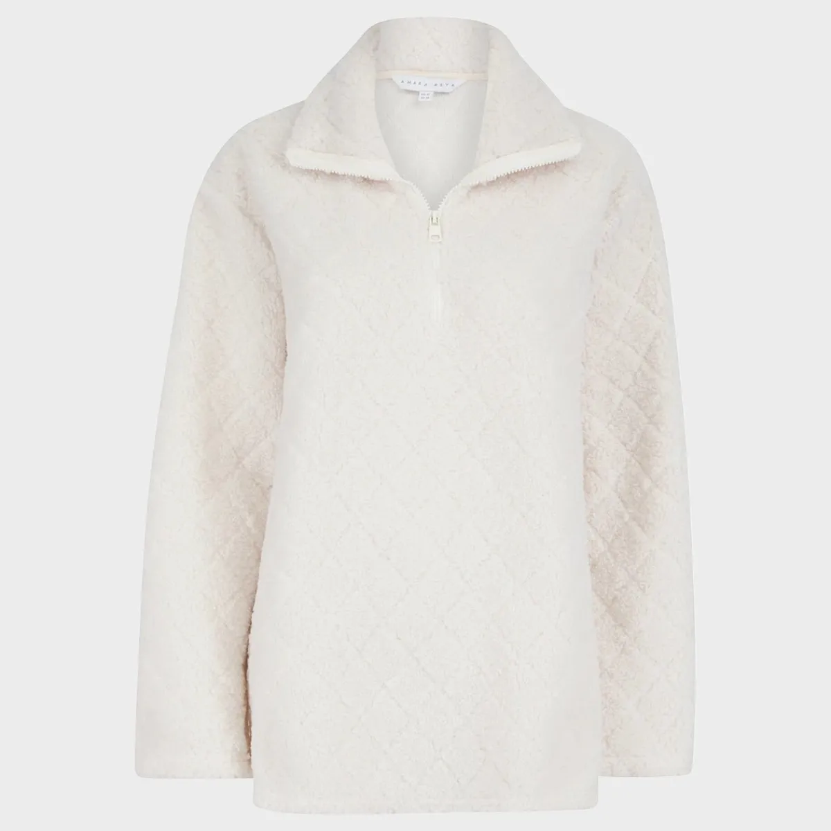 Hot Ladies Borg 1/4 Zip Women Knitwear | Knitwear