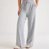 New Ladies Brushed Marl Joggers Women Joggers & Leggings