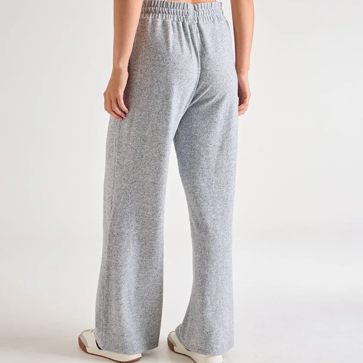 New Ladies Brushed Marl Joggers Women Joggers & Leggings