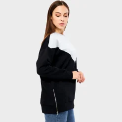 Hot Ladies Chevron with Zips Jumper Women Hoodies & Sweatshirts