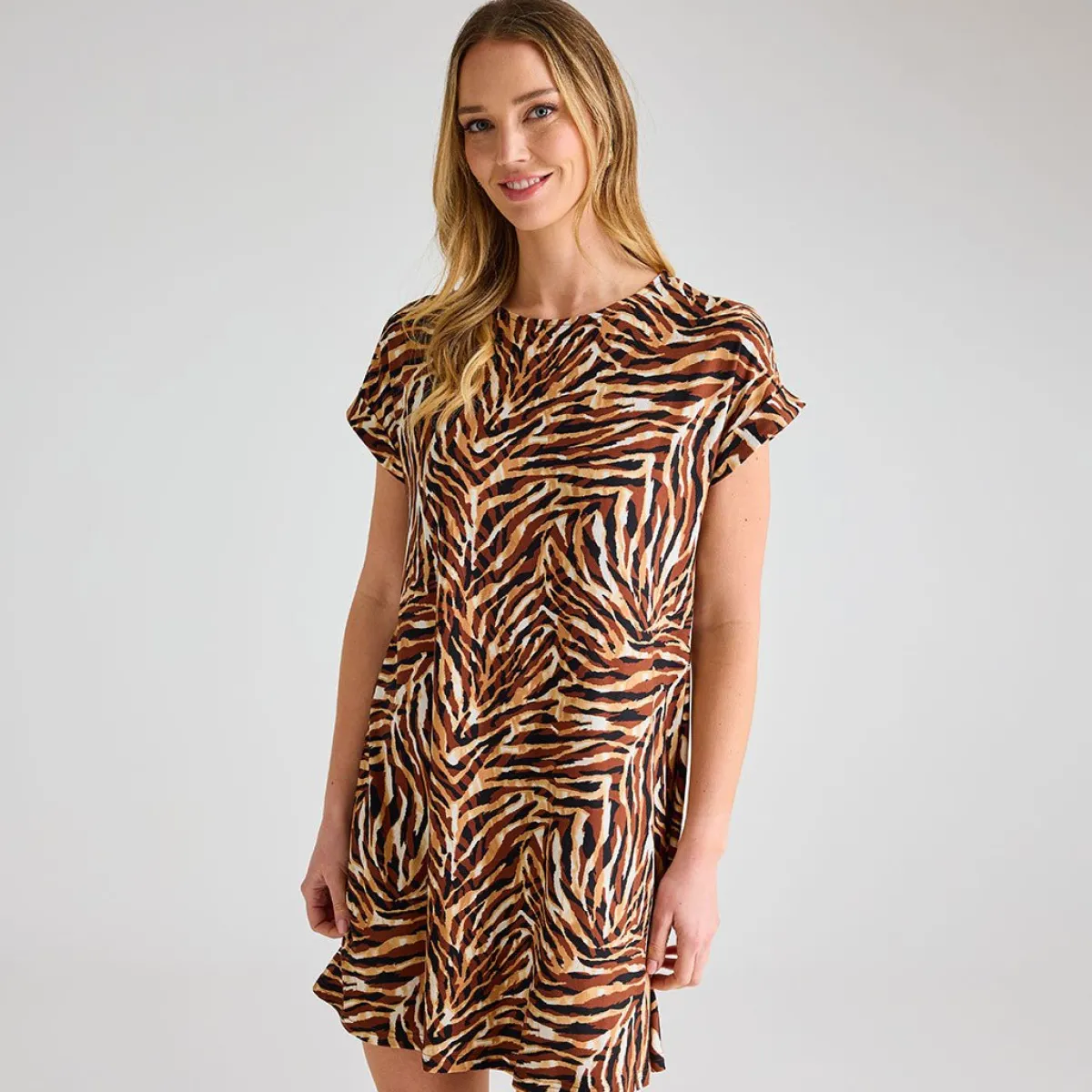 Fashion Ladies Crew Neck Dress Women Dresses | Dresses
