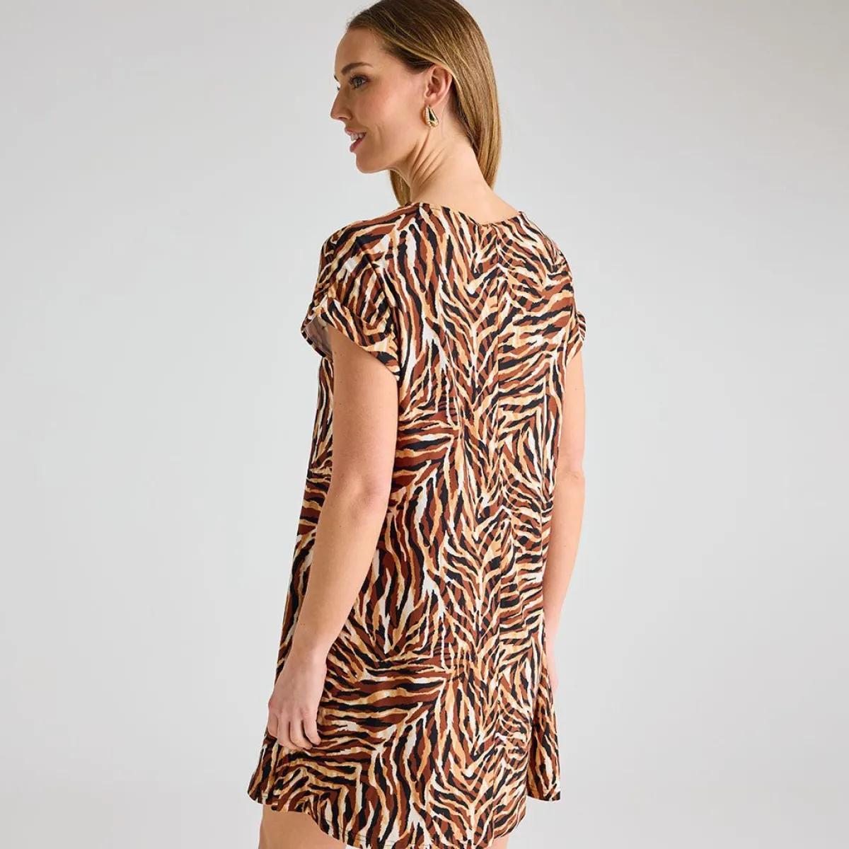 Fashion Ladies Crew Neck Dress Women Dresses | Dresses