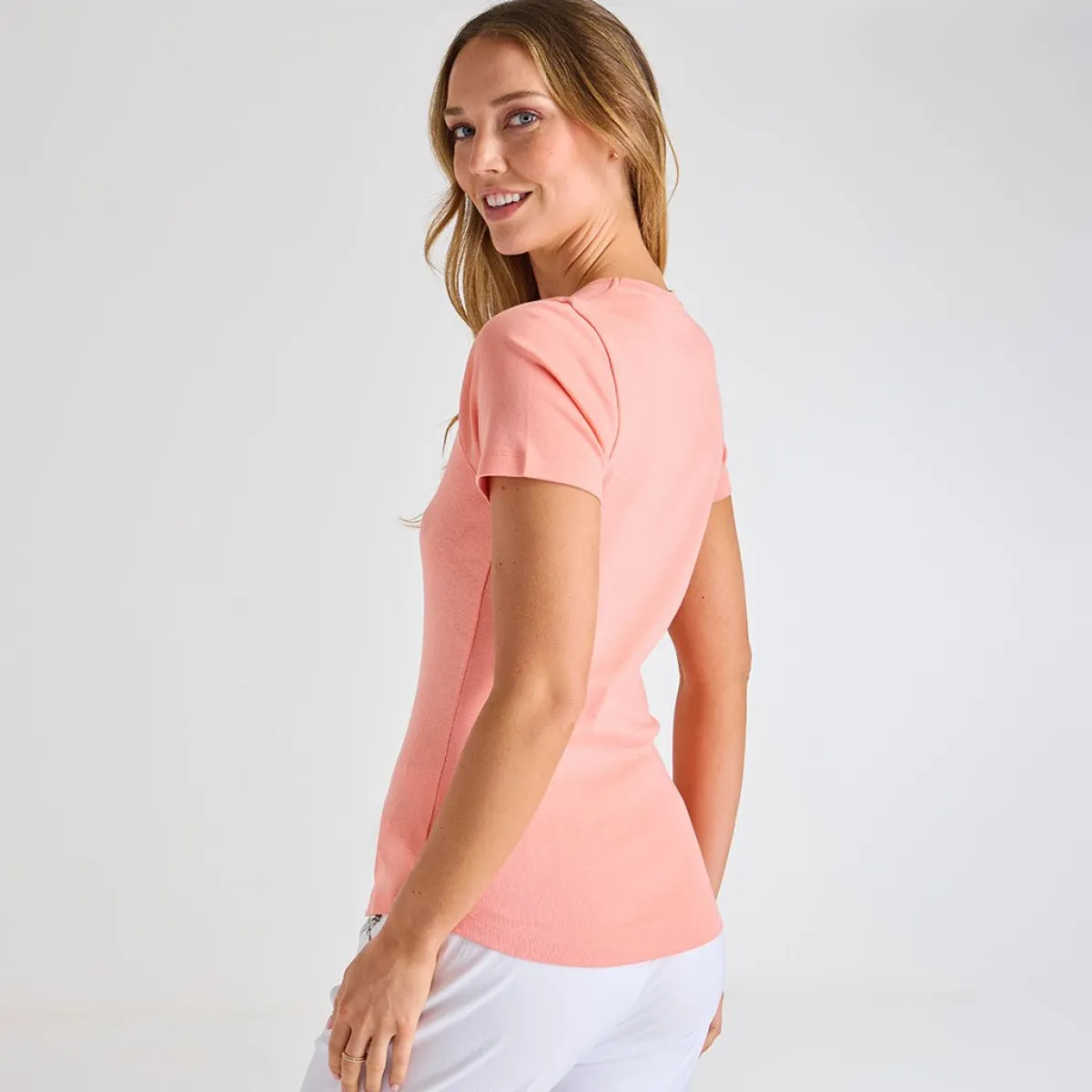 Best Ladies Desert Flower Crew Neck T-Shirt Women Basics | T-Shirts