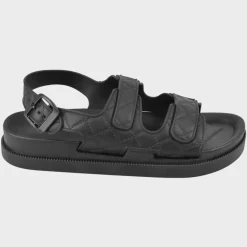 Fashion Ladies Double Strap Look With Back Strap Sandal Women Footwear