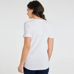 New Ladies Essential Crew Neck Tee Women Basics